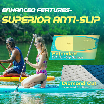 ChampionPlus All-Round Inflatable SUP Board - 10’6’’ - Blue - Paddle Board