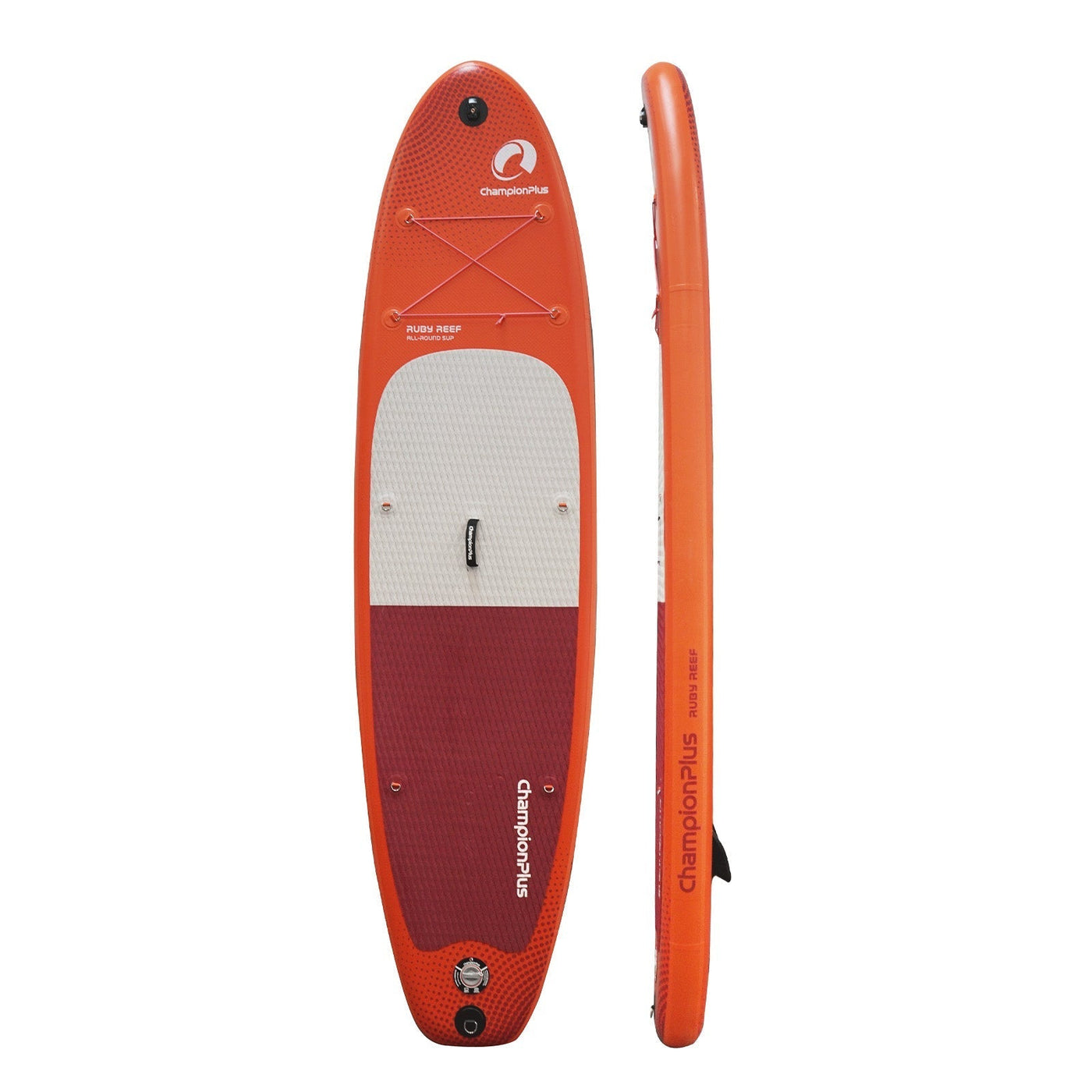 ChampionPlus All-Round Inflatable SUP Board - 10’6’’ - Red - Paddle Board