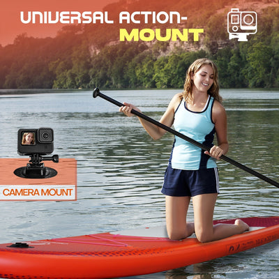 ChampionPlus All-Round Inflatable SUP Board - 10’6’’ - Red - Paddle Board