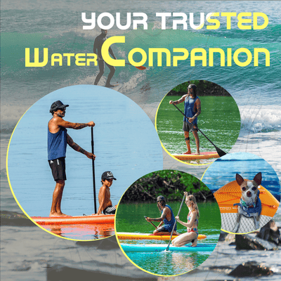 ChampionPlus All-Round Inflatable SUP Board - 10’6’’ - Red - Paddle Board