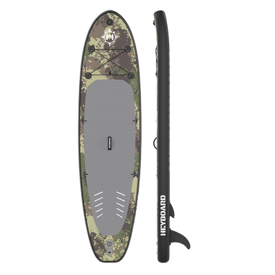 Heyboard 10’6’’ All-Round Inflatable SUP - Camouflage - Paddle Board
