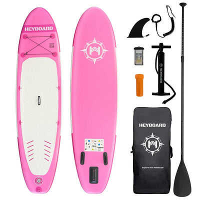 HEYBOARD All-Round Inflatable SUP Board - 10'6" - Pink HeyBoard