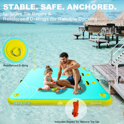 Inflatable Air Dock - 5ft x 6ft 8ft x 6ft 10ft x 6ft