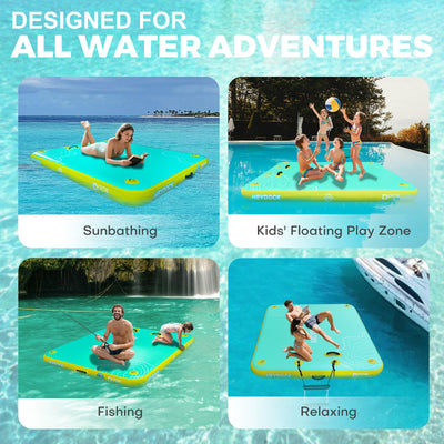 Inflatable Air Dock - 5ft x 6ft 8ft x 6ft 10ft x 6ft