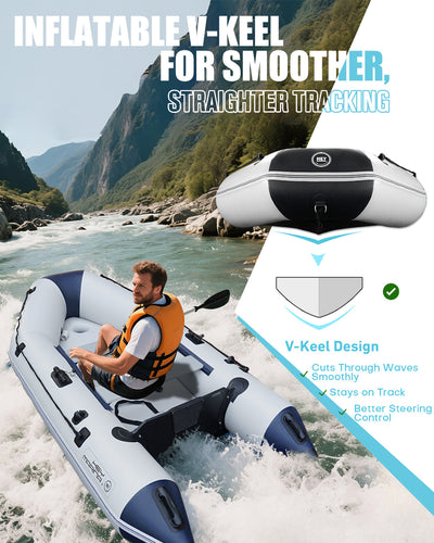 Inflatable Boat Dinghy for Fishing and Relaxation 10ft