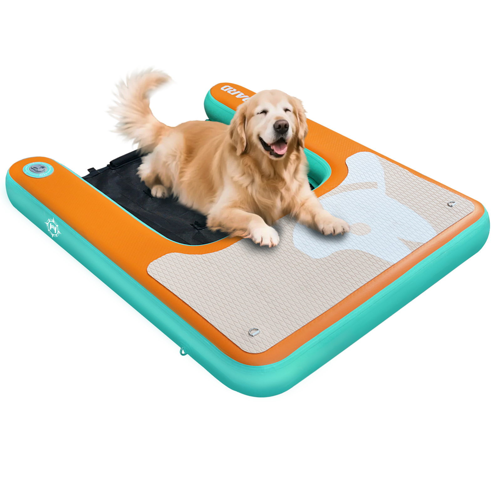 Inflatable Ramp Pool Inflatable Dog Pool Ramp with Pup Planks - Safe Water Access – HEYBAORDS