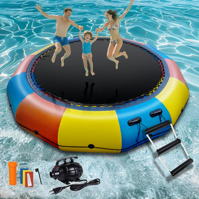 Inflatable Water Trampoline 10/12FT - Summer Fun Bounce
