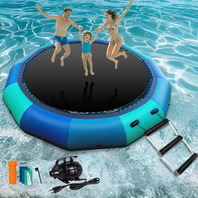 Inflatable Water Trampoline 10/12/15FT - Summer Fun Bounce