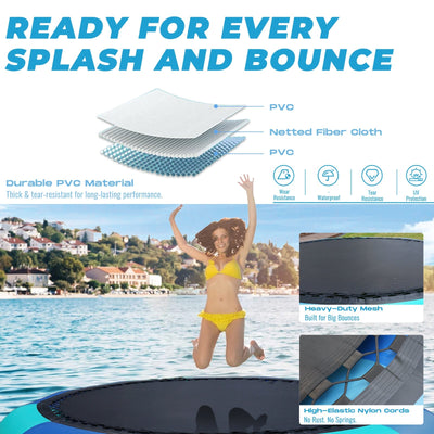 Inflatable Water Trampoline 10/12/15FT - Summer Fun Bounce